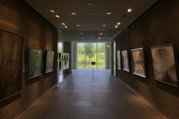 It's hard to choose which is more beautiful - the paintings or the outdoor scenery!
