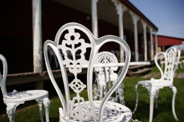 Outdoor "ice cream seating" area