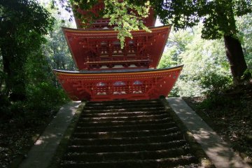One of the temple pagodas