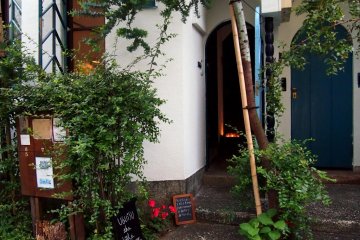 The shop is actually further in, so don't stop at the first door like me.