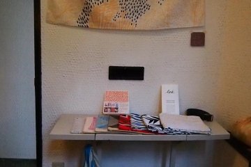 Furoshiki cloth with a modern twist on the prints.