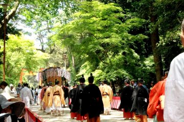 Aoi Matsuri held annually on May 15 in Central Kyoto