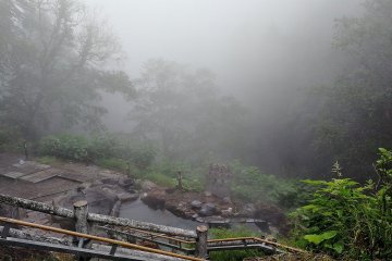 Ready to relax in the onsen