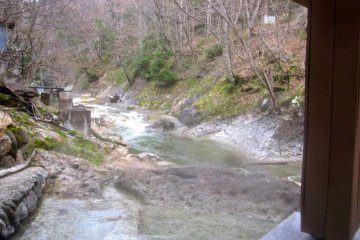 The view from the upstream side of the pool.