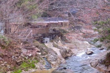 From the bridge over the tributary. Imagine this place in the fall