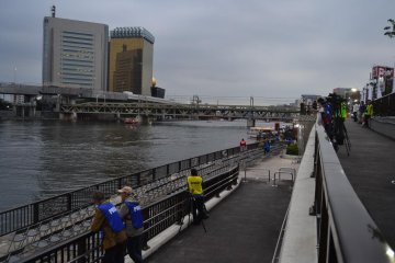 Situation just before the start of the event.
