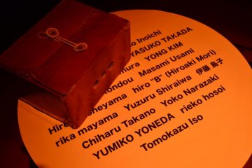 Names of the exhibition creators.