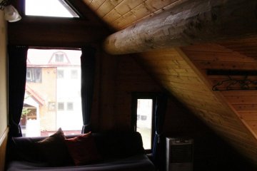 My room at the Logpension Woody Note