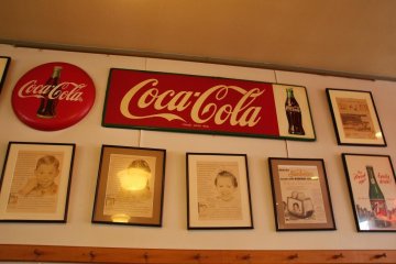 Memorobilia on the walls