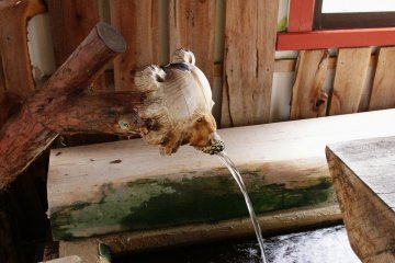 Most unique footbath in Japan