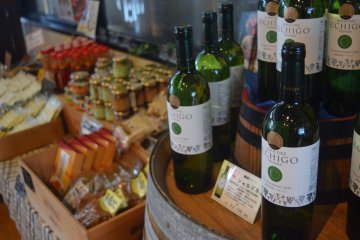 The Echigo Winery makes a host of different wines and the festival is a chance to try some!