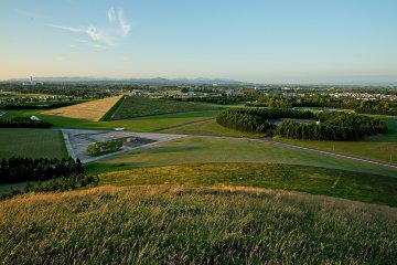 The view over the park from the Moere Mountain