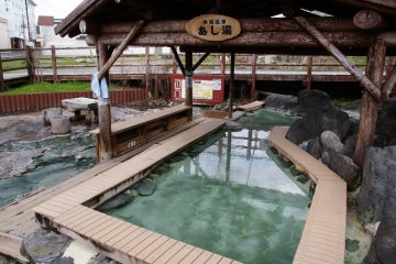 Warm inviting water after a nature walk