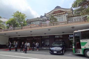 Main building began catering to foreign tourists in 1878