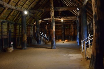 What the inside of the buildings would have looked like - you're allowed to head inside many of them