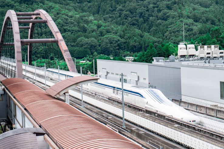 Test run on the Yamanashi Maglev Test Line