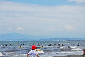 So many people in the water