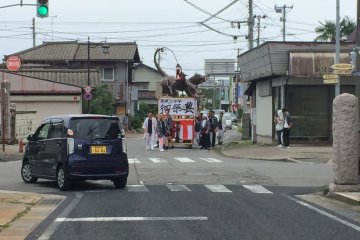 Mikoshi à Toyosaka