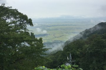 Vue depuis le mont Yahiko