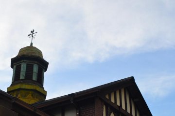Top of the station building