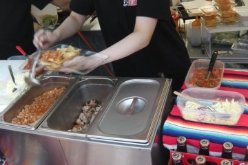 Preparing some delicious Mexican cuisine