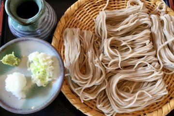 Classic zaru soba at ¥800