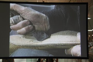 A video showing the process of how handmade shoes are crafted. Oddly, it was the hands of the craftsman in the video that really moved me - it honestly depicted how hard craftsmen work to perfect their craft at the expense of their health and bodies.