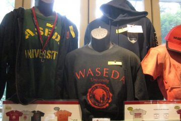 Cool T-shirts to bring back home from Waseda University