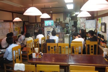 Great vibe in this little ramen shop in Yotsuya Tokyo