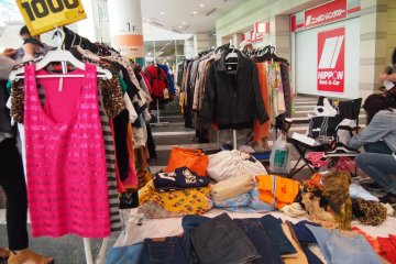 Clothes sold at really unbelievable prices. Most of them are in pretty good condition - so much so it made me wonder if they were really secondhand.