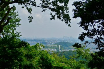View of Yokohama from the hilltop