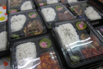 Array of yummy looking bentos