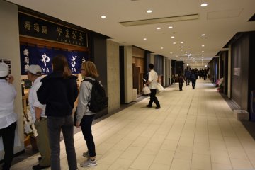 Restaurant area at Toyosu Market