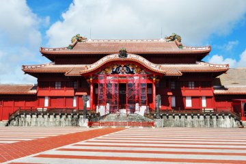 The main hall of Shuri Castle