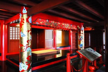Inside the castle