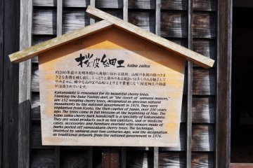 Informasi sejarah dari varietas bunga sakura di daerah tersebut.