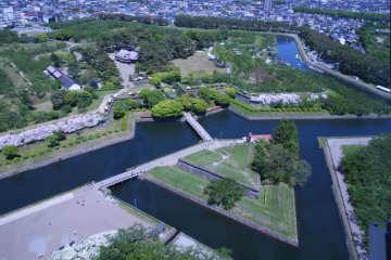 The park reveals its shape when viewed from above