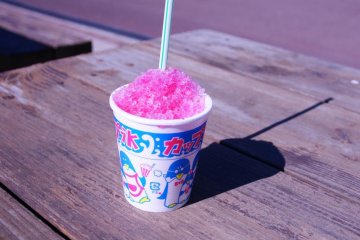 .....and reward myself with a strawberry shaved ice!