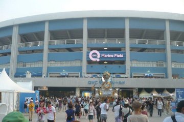 QVC Marine Stadium hosting the Summersonic Music Festival in Chiba Japan