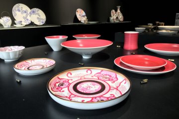 These reddish-pink pieces were some of my favorites