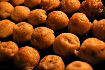 Takoyaki getting ready for action