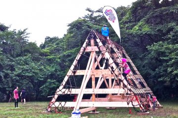 One of the fifteen obstacles called the Himalaya