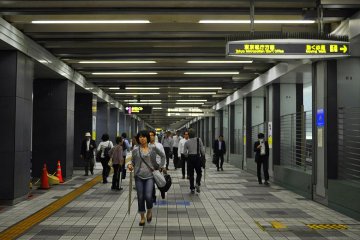 In the West exit