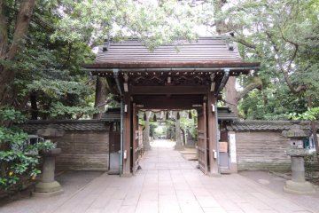 The pathway from the shrine