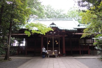 The main shrine building