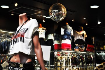 Clothing geared towards younger people.