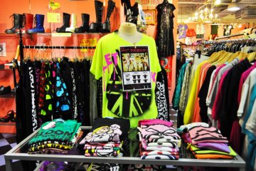 The punk rock store clothing I found.