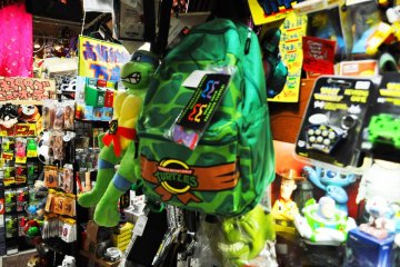 Who doesn't remember the pizza-munching crime-fighting Ninja Turtles? I had to stop myself from buying this.
