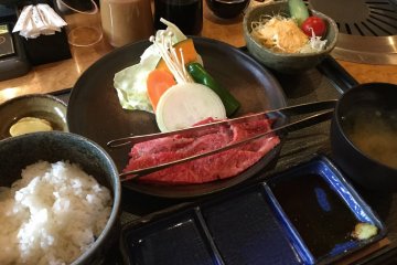 야키니쿠 테이쇼쿠 (그릴 세트)