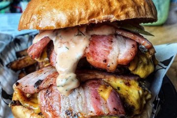 The Juicy Johnny Be Good Burger